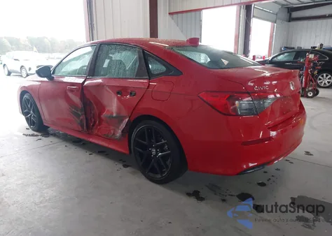 2022 Honda Civic Sport из США, поврежденный, VIN 2HGFE2F59NH606346